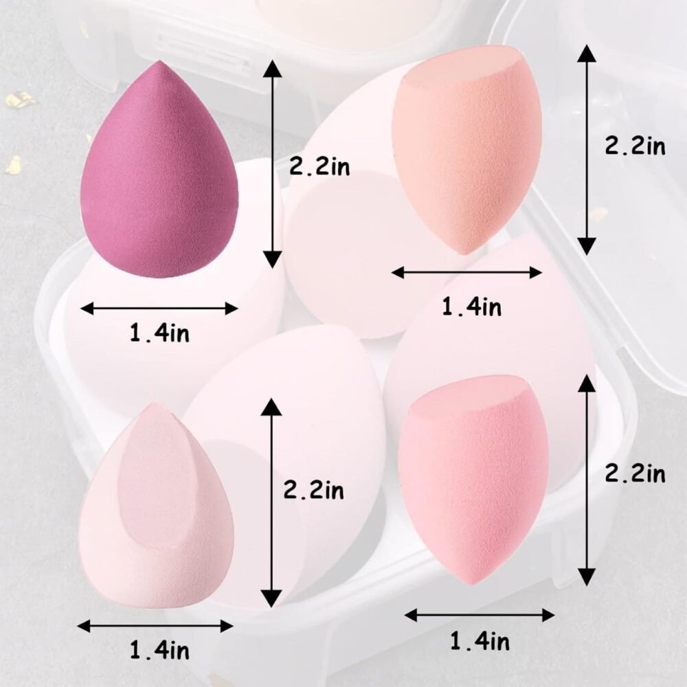 Premium 4 Pack Makeup Sponges